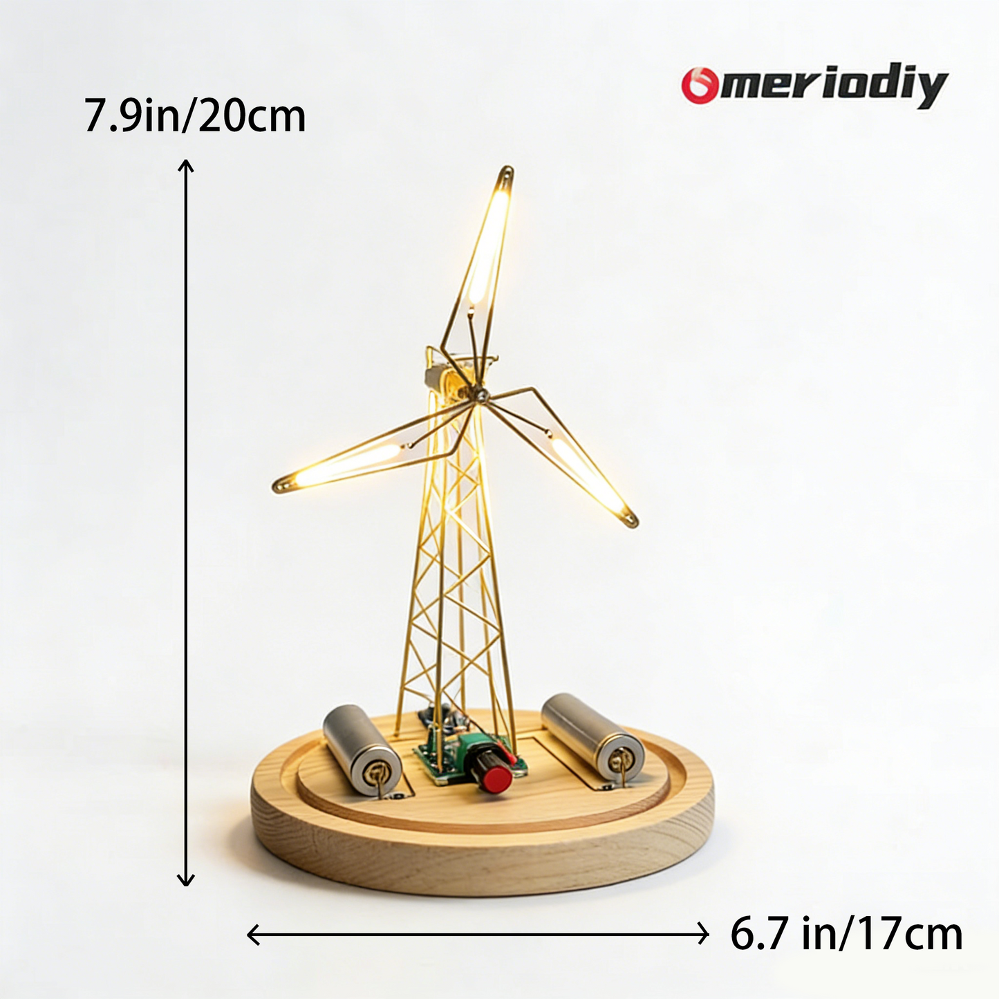DIY Soldering Kit Windmill Lamp
